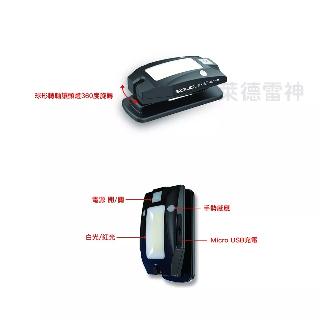 【德國Ledlenser】副品牌 SOLIDLINE SC4R 充電式多用途照明燈, , large