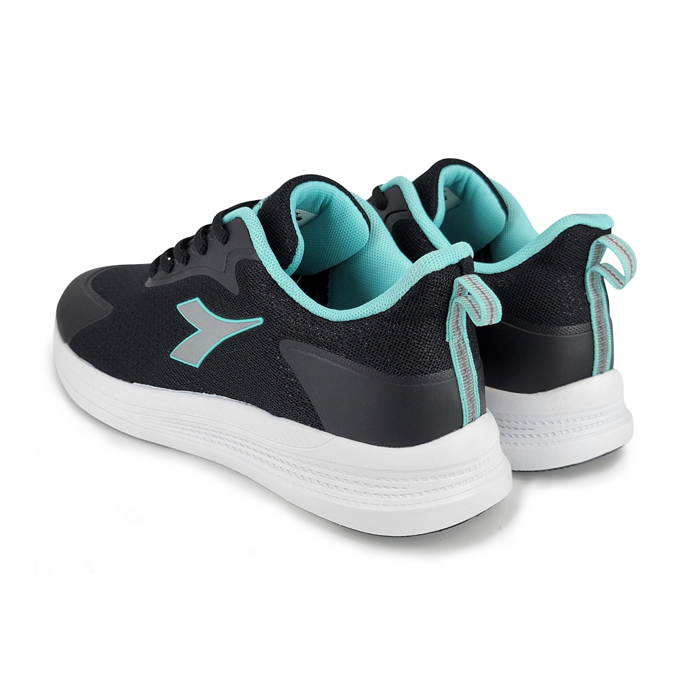 DIADORA迪亞多那 超輕量避震慢跑女鞋 女運動鞋 散熱 排汗 透氣 吸震 回彈 減壓 保護後跟 耐磨 止滑 紫 黑綠, , large