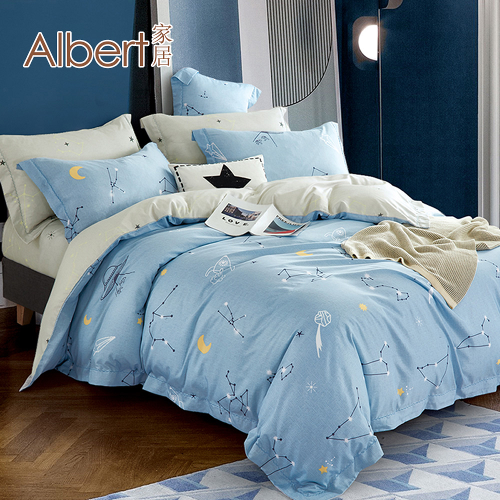 【Albert bedding】50%T_Thick-quilt-coverA, , large
