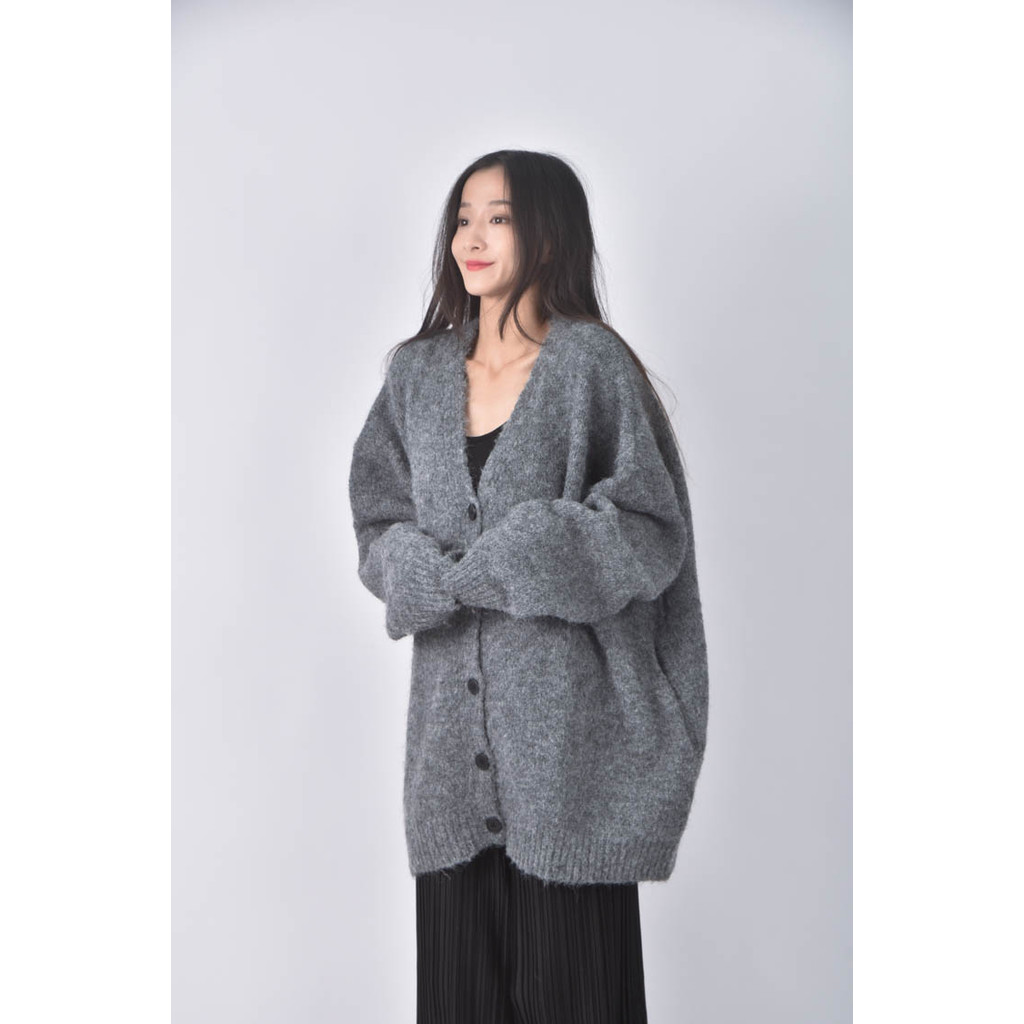 (4XL（含）以上) i my me排扣灰色外套二手衣, , large