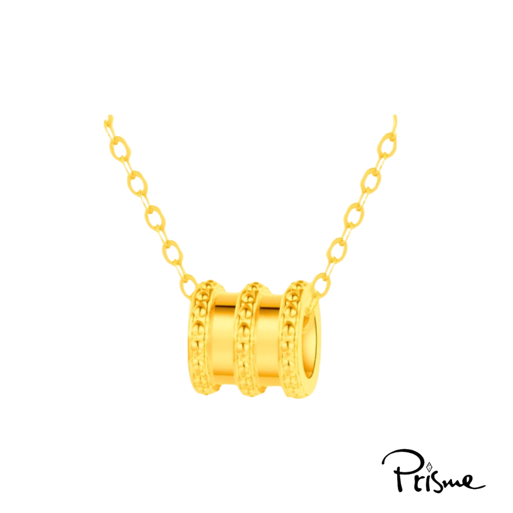 【Prisme Gold】黃金項鍊 圓環 圓管項鍊 (金重：約0.02錢±0.01), , large