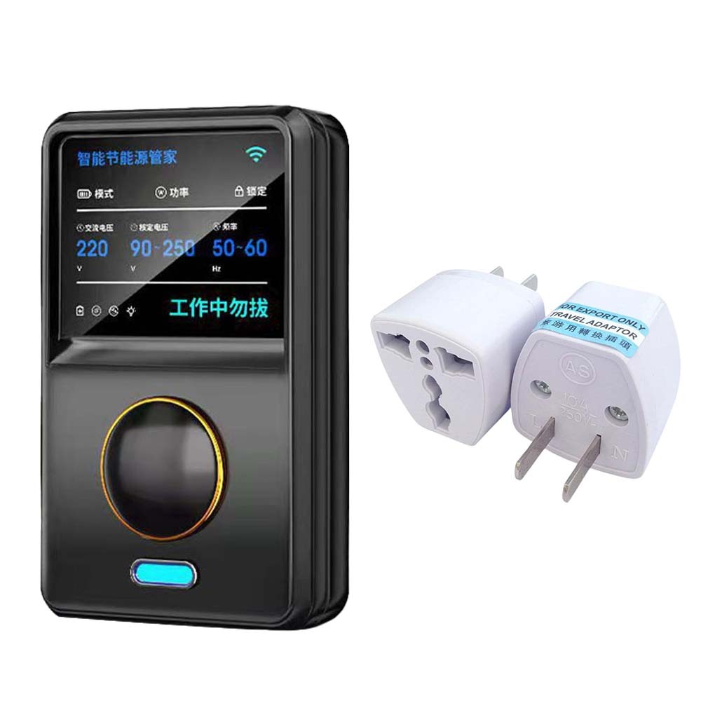 30th Generation Black High-Efficiency Energy Saver + Adapter, , large