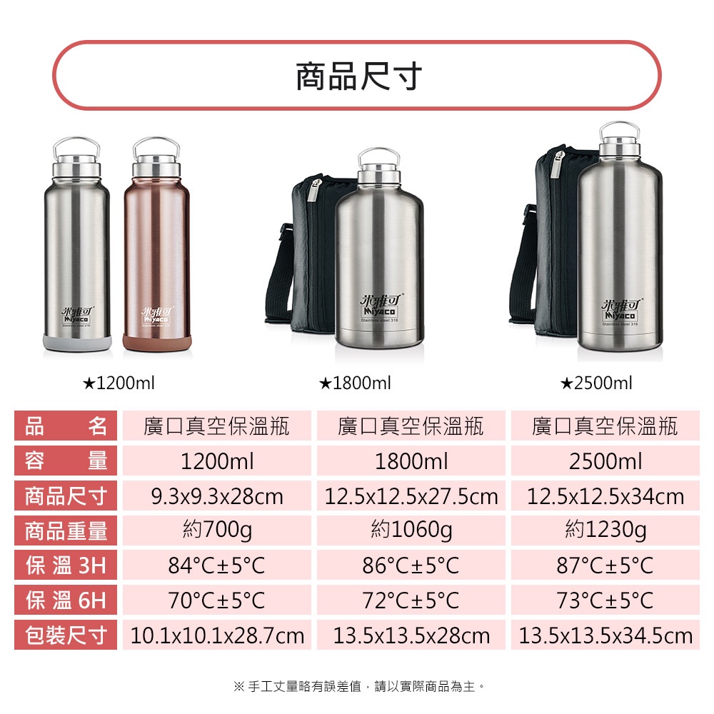 Miyaco 米雅可 經典316不銹鋼真空廣口保溫瓶 玫瑰金350ml-Leidea樂德兒, , large