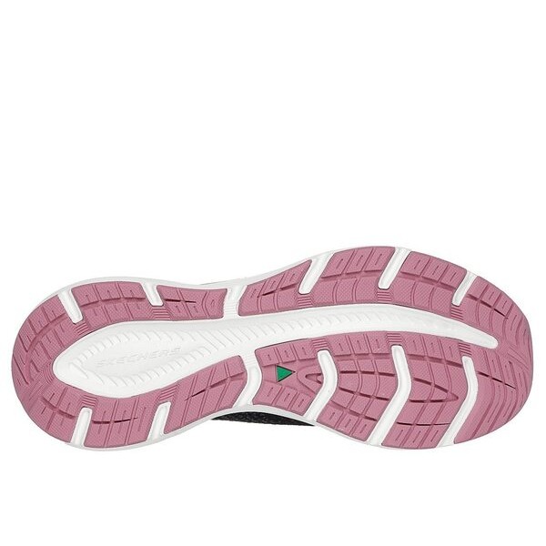 Kixpress-Skechers Edgeride 女 運動休閒鞋 舒適 瞬穿 百搭 黑 粉紅 [150470BKPK], , large