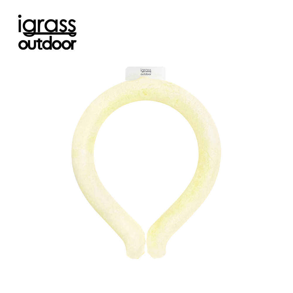 igrass outdoor smart cooling ring - adult yellow, , large