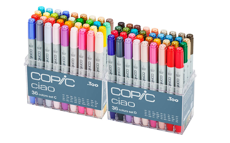 【COPIC】Ciao 第三代 麥克筆 72 Color Set B 72色 B色系 盒裝 /盒 72B 日本原裝進口, , large