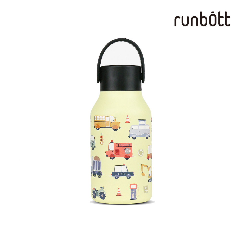 【runbott】Mii 輕量陶瓷保溫瓶350ml-交通工具_贈圓筒包裝盒, , large