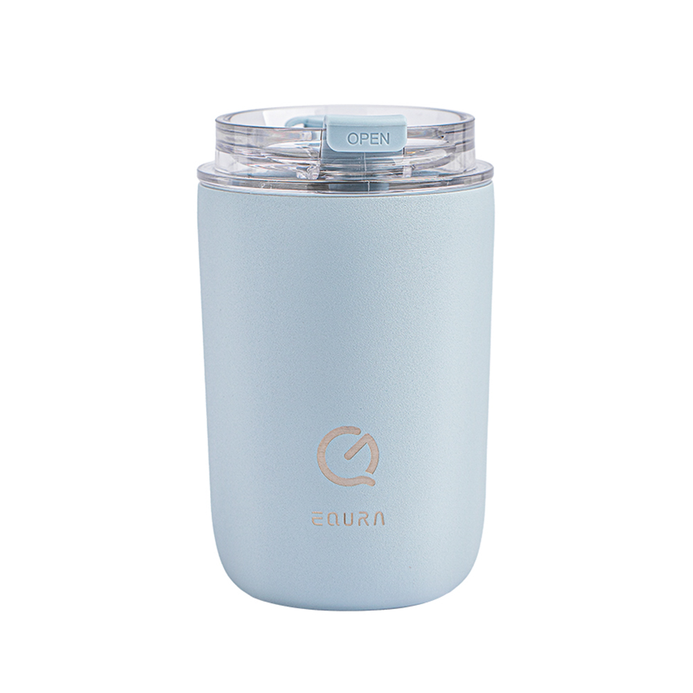 〔佳美能〕EQURA 一克拉 MINI 隨行杯 280ml -藍色, , large