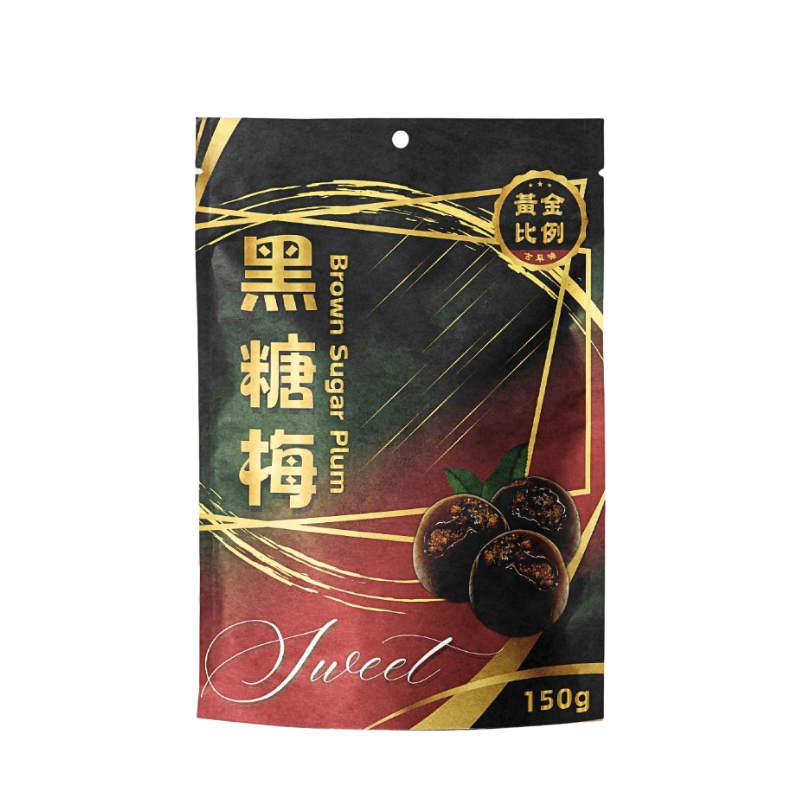 [泓俐]黃金比例古早味黑糖梅150g, , large
