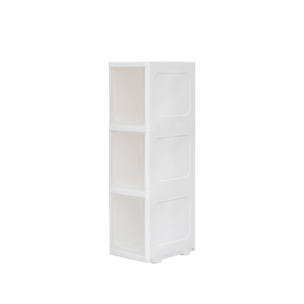 【Y HOUSE】Nordic simple gap cabinet-25cm gap suitable for plastic storage box drawer cabinet-three layers, , large