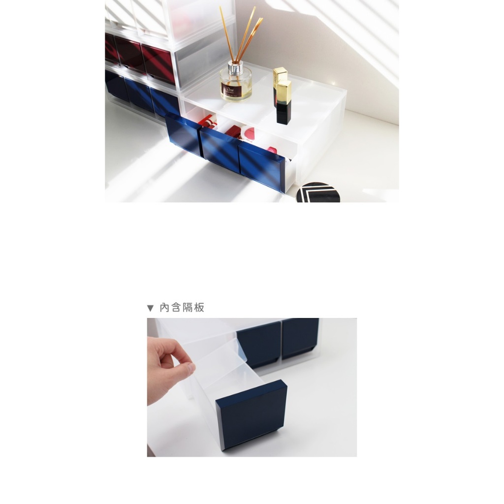 *需預訂【KAPAMAX】2-WAY多功能三層收納盒  (56100)海軍藍, , large