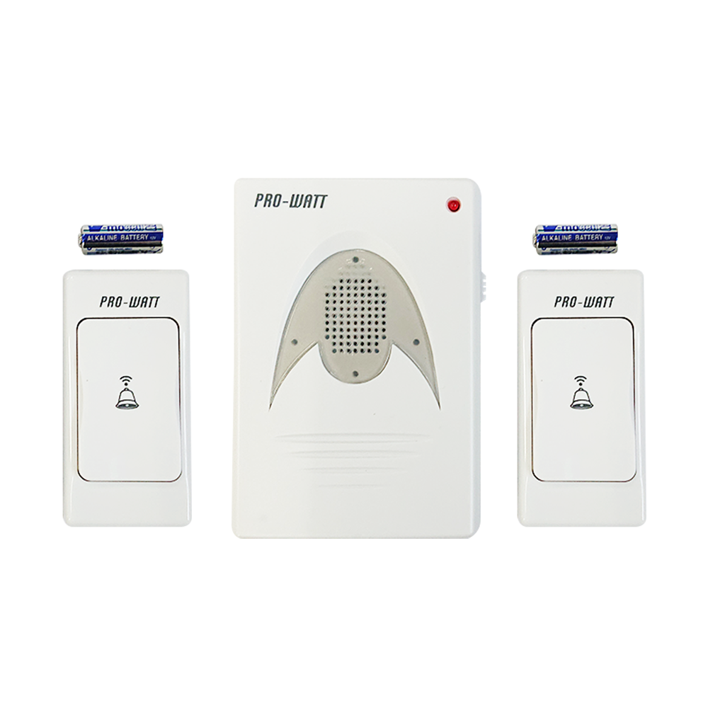 [寶旺旺]PRO-WATT 超高頻2對1無線數位門鈴(電池式 居家照護/鈴聲呼叫)P-708A, , large