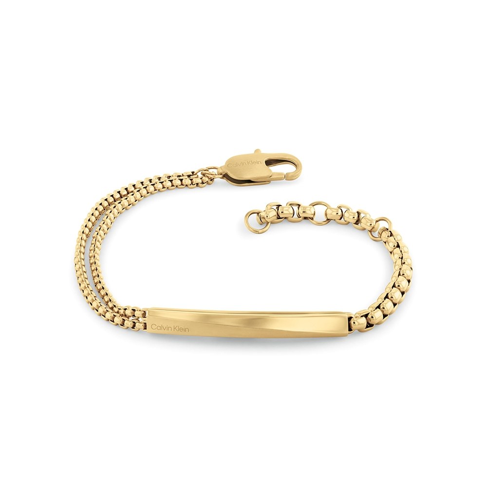 Calvin Klein CK 簡約男士手鍊 生日送禮推薦 35100066, , large