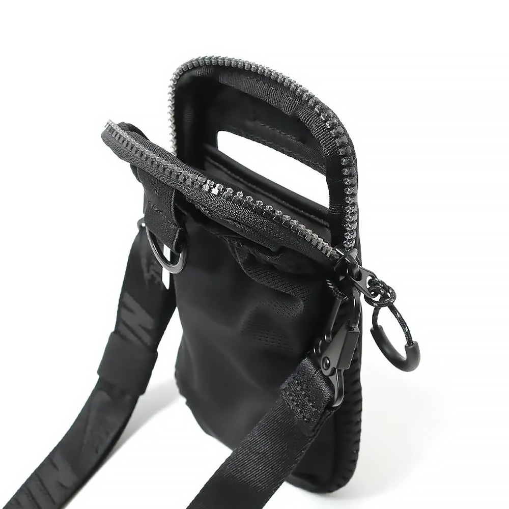 NIKE TECH STATEMENT 手機斜背包 觸控手機包 手機包 小包包 斜背包 可拆式 耐用 防潑水 觸控 黑 米, , large