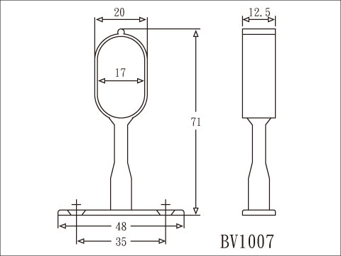 Closet Rod Bracket, , large