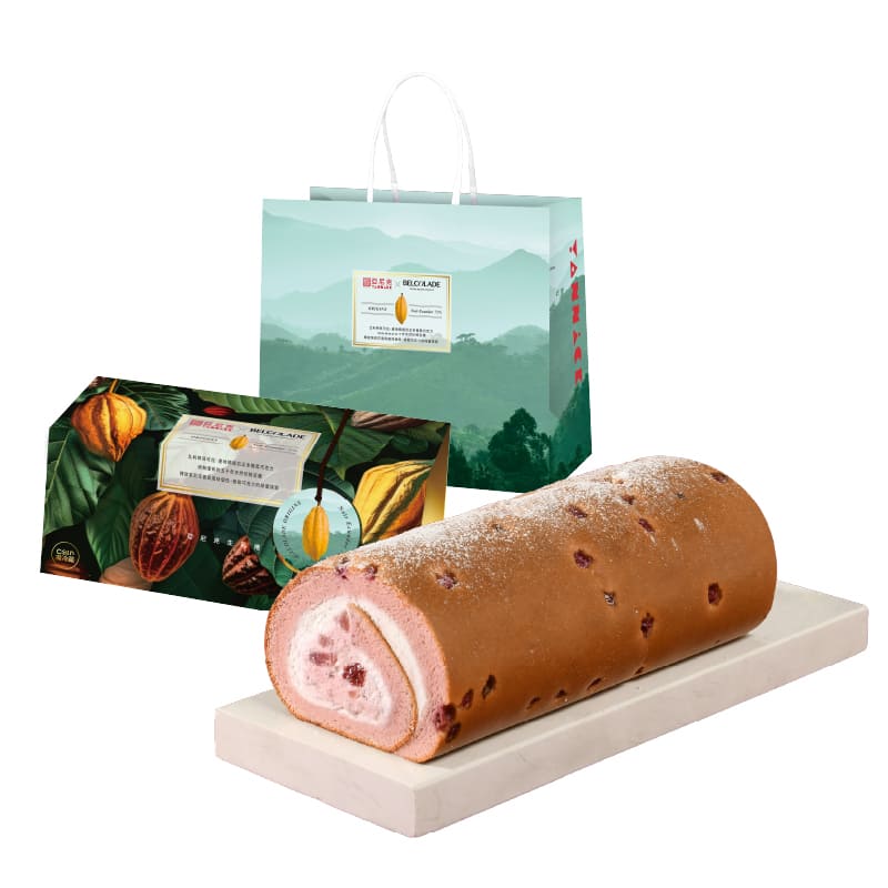 【Yannick 】Strawberry Cream with Jelly Roll Cake(18CM / Roll), , large