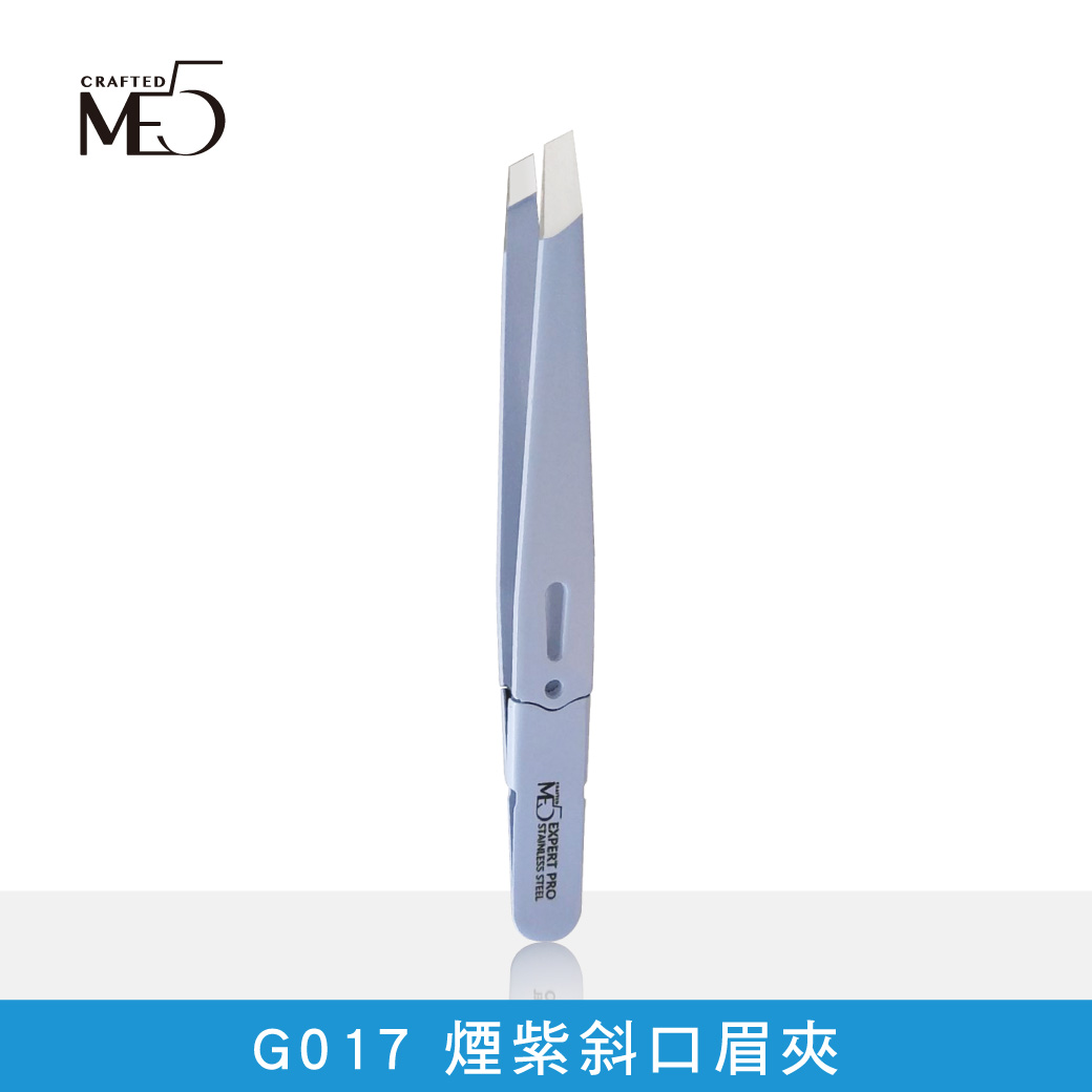【ME5】G017 Smoky Purple Slant Tip Tweezers