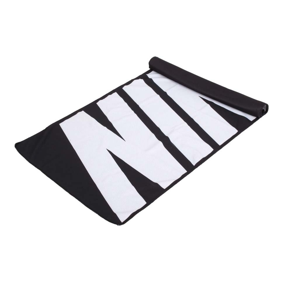 NIKE COOLING TOWEL MEDIUM 毛巾 黑白 涼感運動毛巾 N1007587010NS 23SU, , large