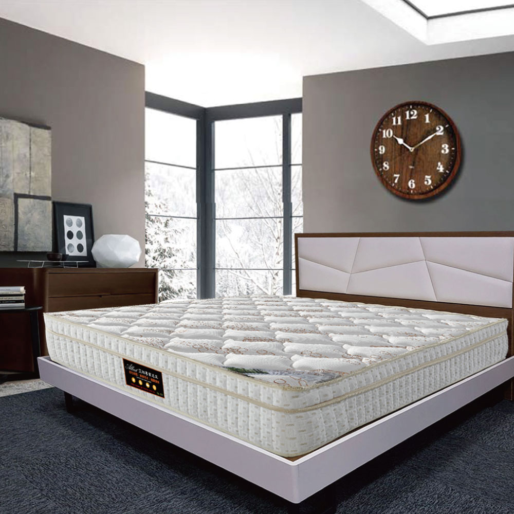 【文創集】抗菌乳膠一線鋼彈簧床墊-5尺雙人, , large