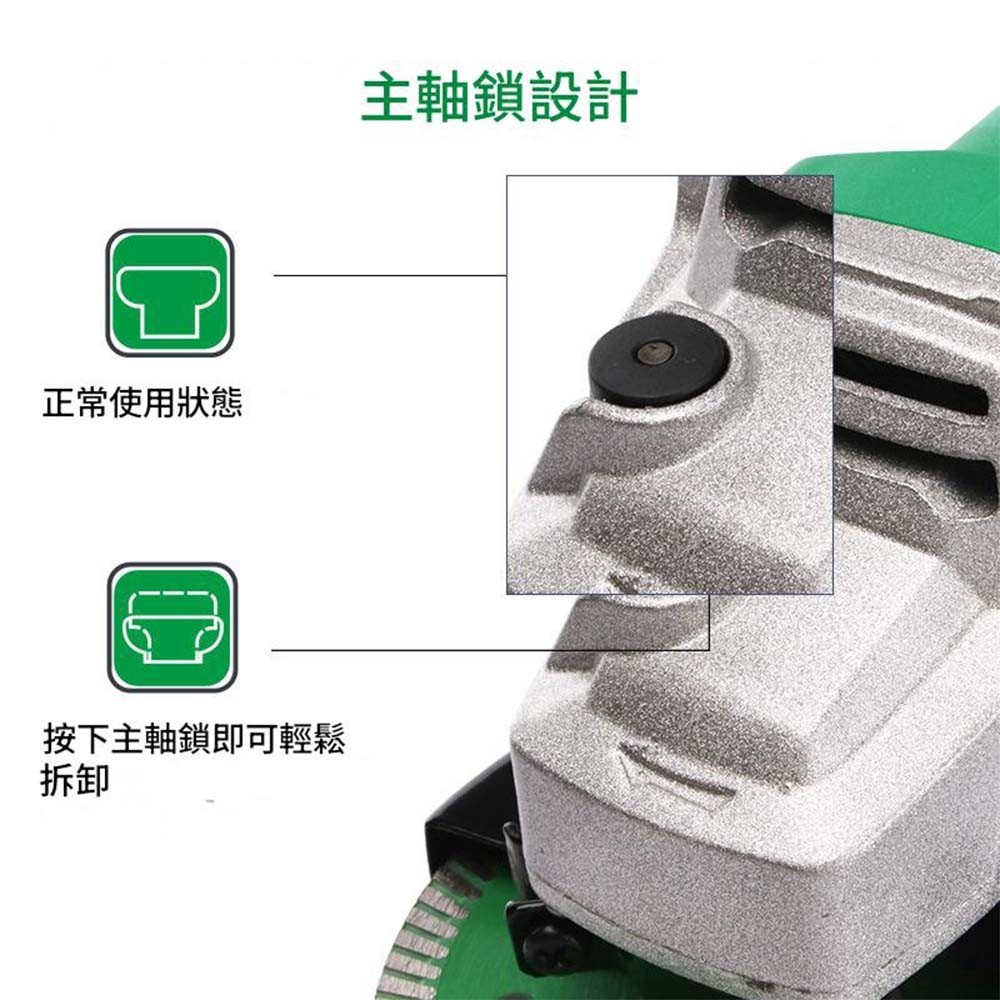 100型有刷角磨機110v, , large