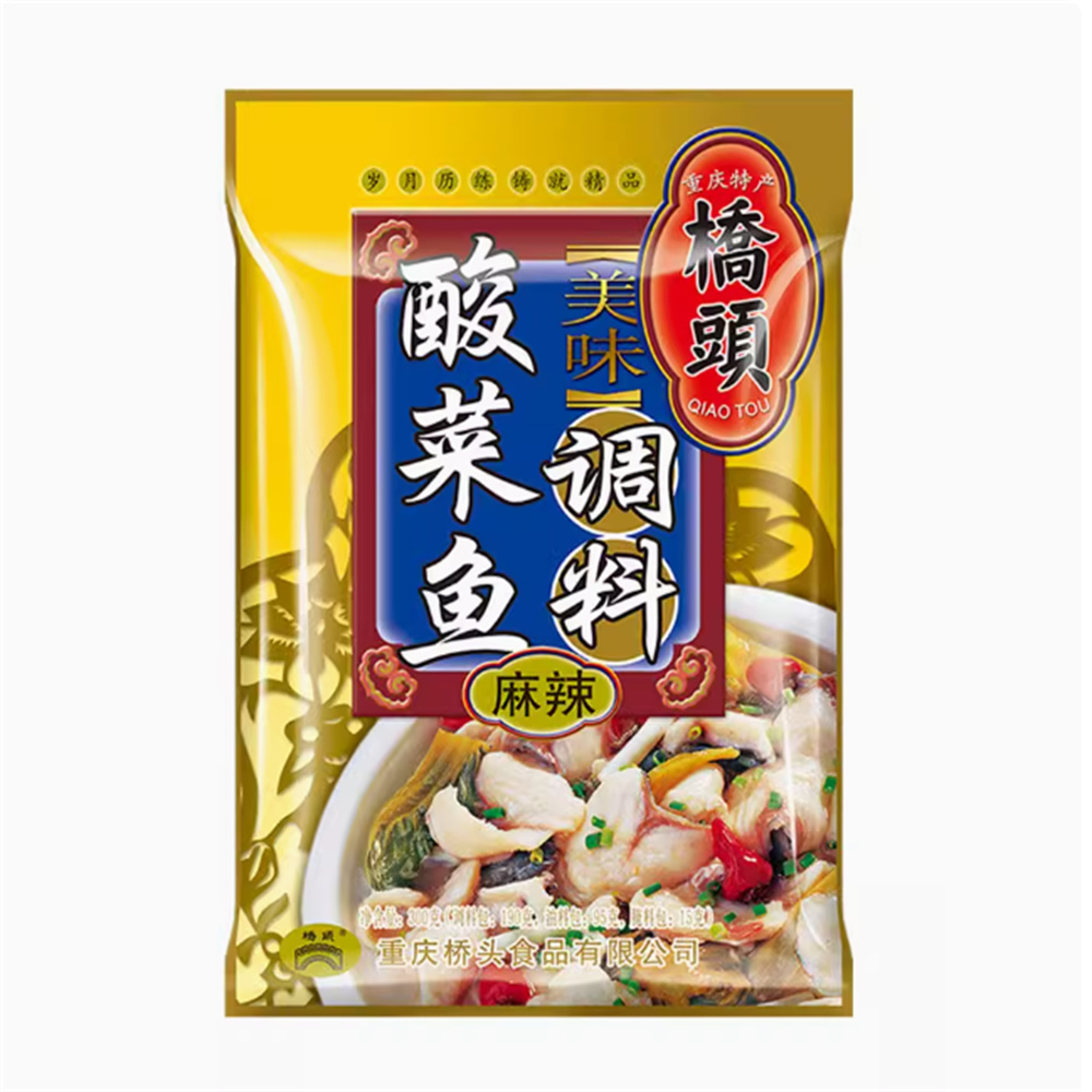橋頭酸菜魚調料 麻辣 318g效期260605（不含魚）, , large
