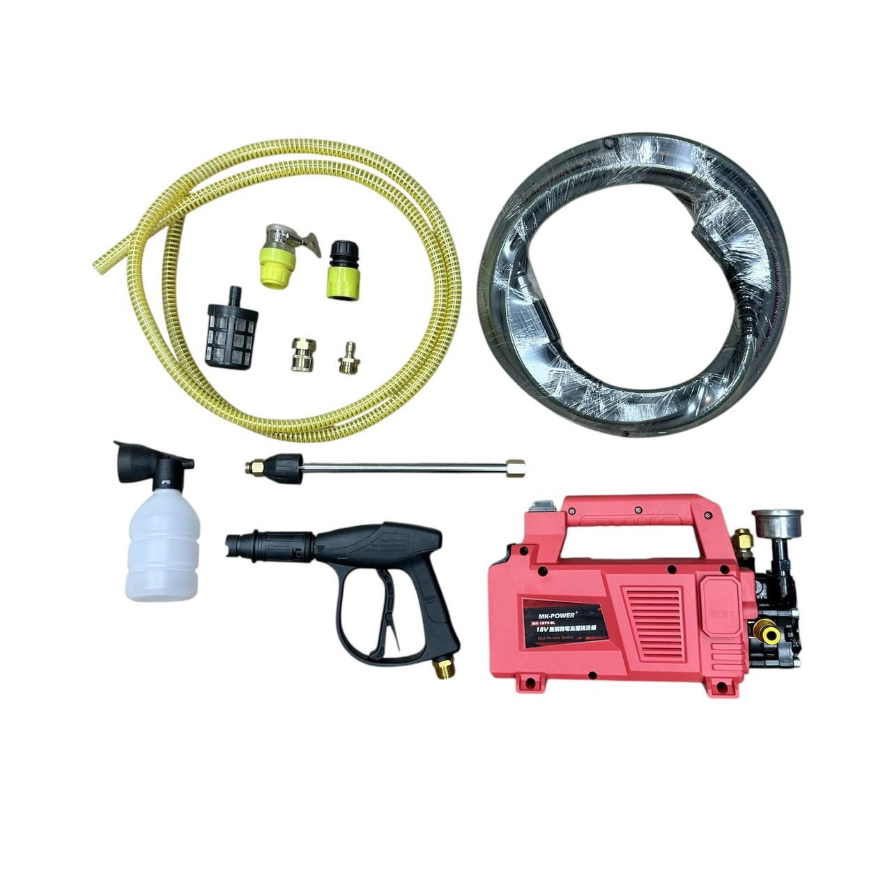 WIN五金 18V無刷高壓清洗機 <MK-1899-BL+6.0電池組> 通用牧田電池 高壓清洗機 洗車機 充電式清洗機 充電洗車機 調壓, , large