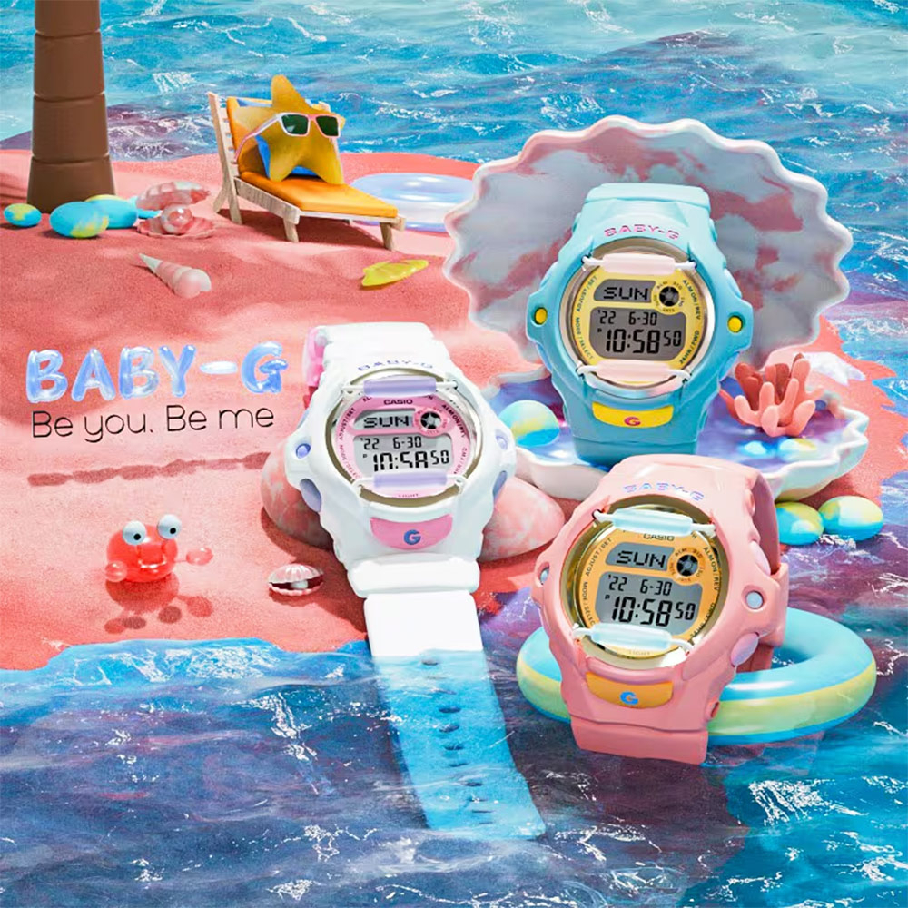 CASIO 卡西歐 BABY-G 加勒比海熱帶海灘手錶 BG-169PB-7, , large