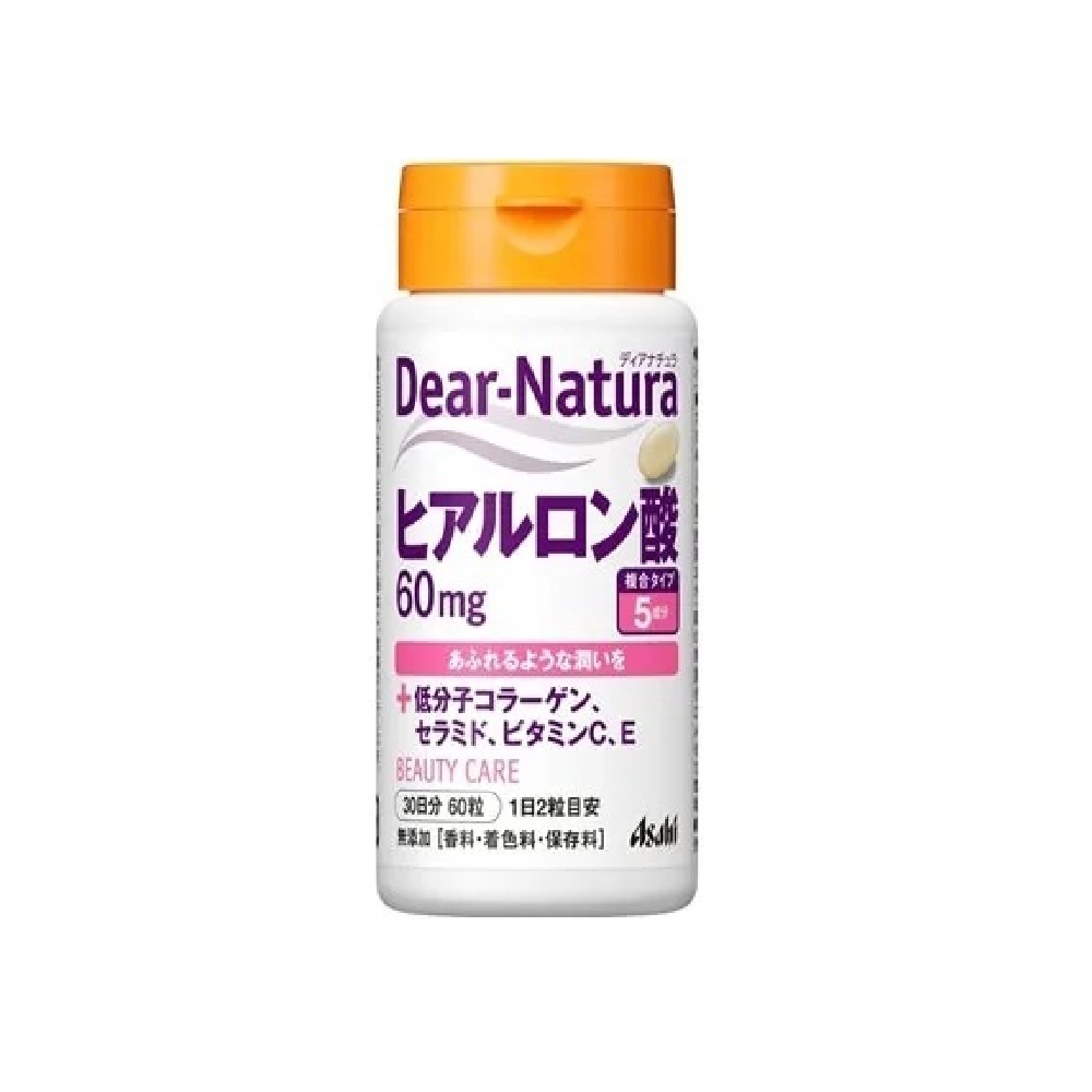 Asahi Dear-Natura Hyaluronic Acid Supplement 60 Tablets (30 Days), , large