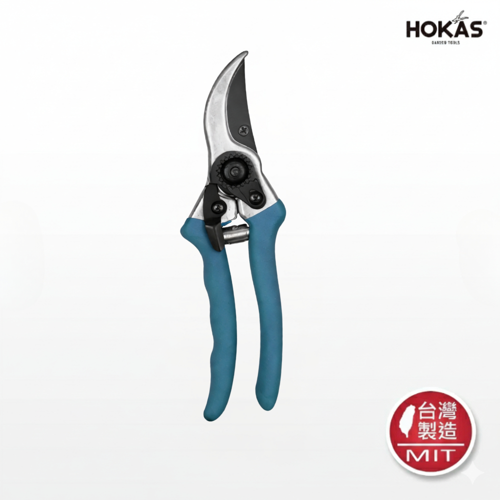 【HOKAS】S810鋁柄園藝剪 (剪定鋏 樹枝剪刀 居家型修枝剪 居家型花剪 果樹剪 嫁接剪), , large