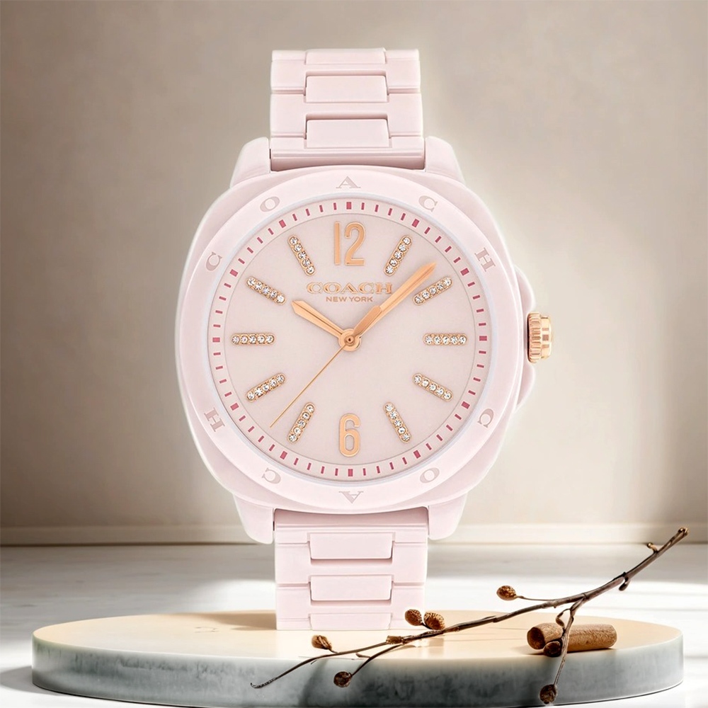 COACH Kitt 晶鑽陶瓷女錶 38mm CO14504408, , large