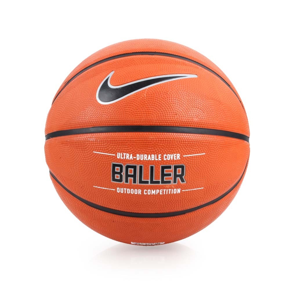 NIKE BALLER 8P 顆粒感籃球 橘黑 / NIKE DOMINATE 8P 7號球 訓練 深溝 耐磨 黑 紅橘, 橘黑, large