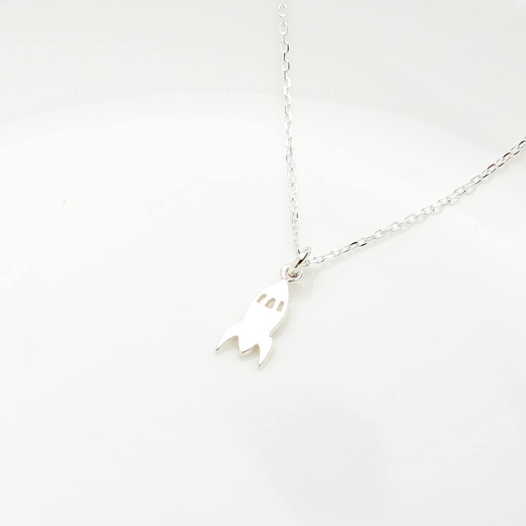 【Angel & Me】Rocket of Dream s925 sterling silver necklace Valentine Day gift, , large