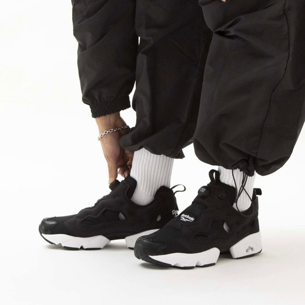 Kixpress-Reebok Instapump Fury 94 男女 運動休閒鞋 充氣 舒適 黑 [100211657], , large