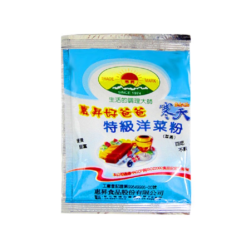 惠昇寒天特級洋菜粉10g 家樂福線上購物