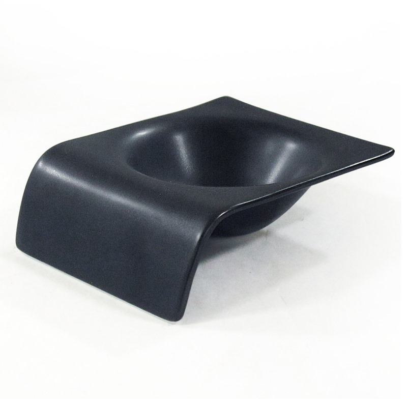 [豐名日本餐具] 4.0"長角豆油盤 黑 / C04DB6-7-2, , large