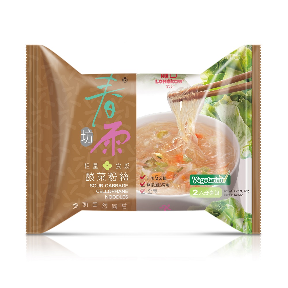 龍口春雨坊酸菜粉絲121g, , large