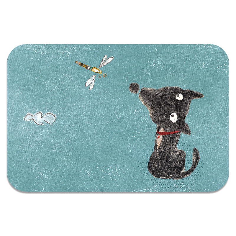 【Monster】 Soft Diatomaceous Earth Absorbent Mat &ndash; DUCKY SHEN Collection (60x40cm) &ndash; Dooggyy, , large