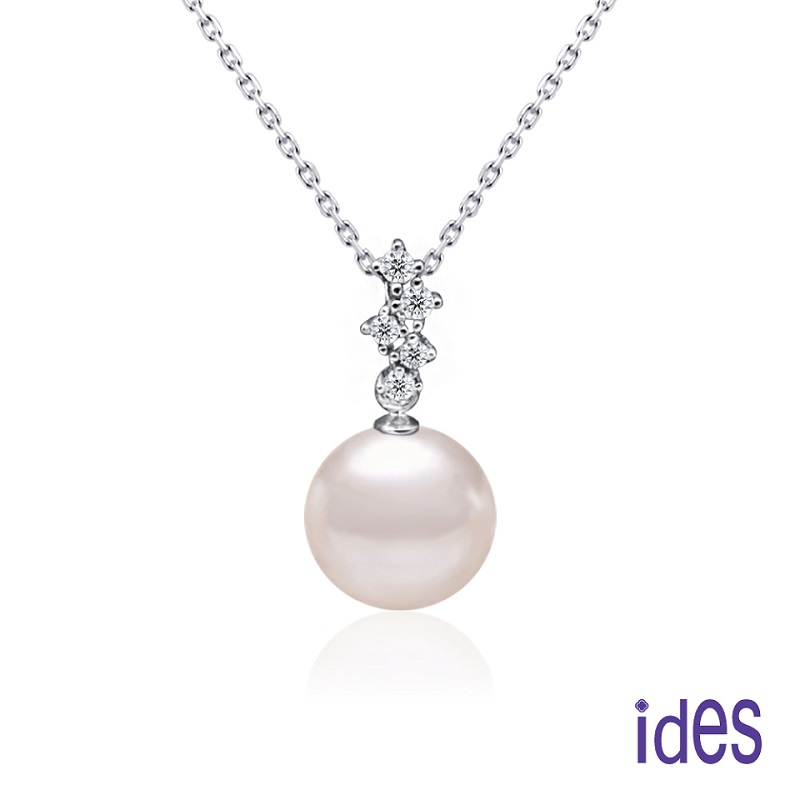[ides愛蒂思] 日本設計AKOYA經典系列天然珍珠項鍊7-8mm/真摯, , large