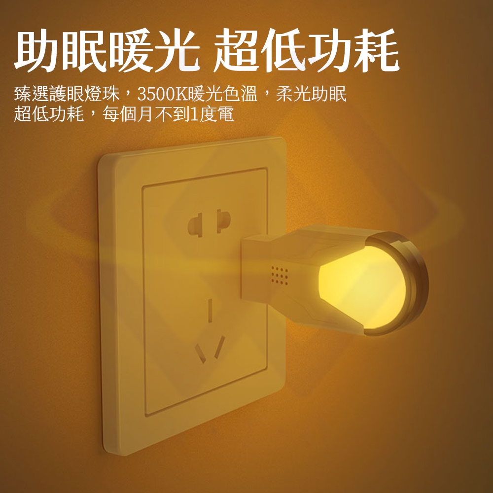 Voice-Control Smart Night Light with AC Functions, , large