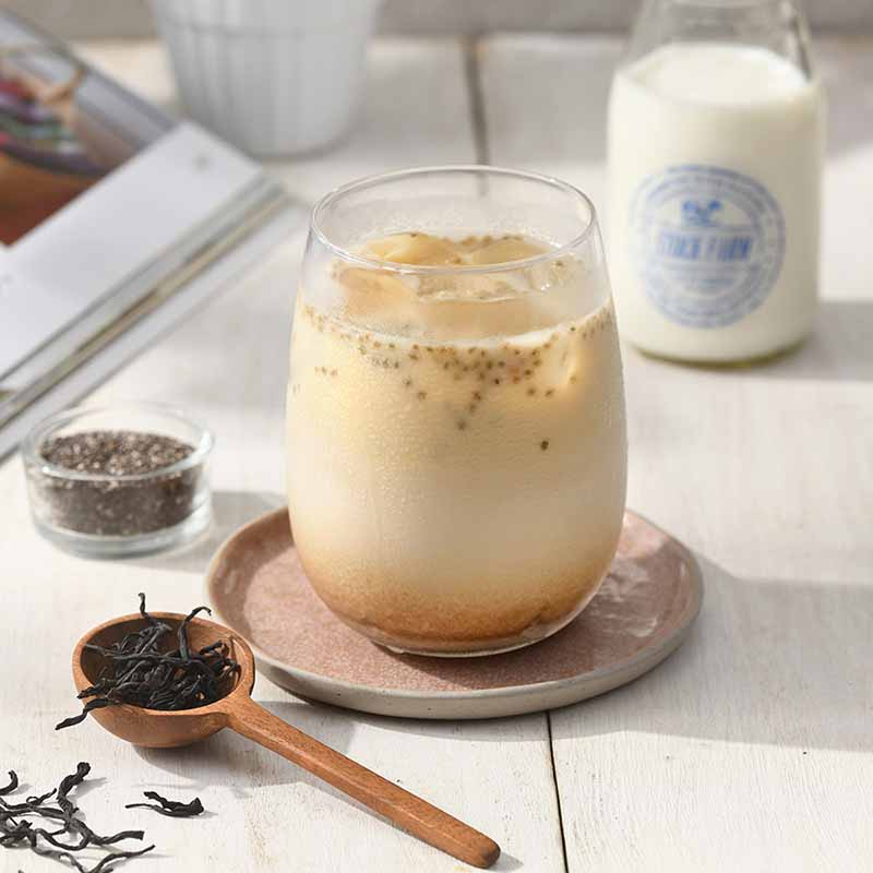【米森 vilson】Chih Seed Drink Black Milk Tea, , large