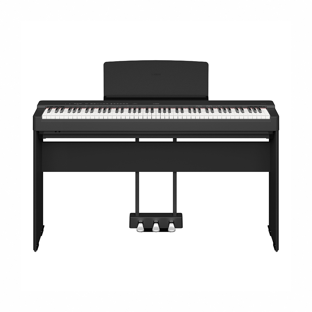 【到府安裝】YAMAHA P225 88鍵 數位電鋼琴 含琴架款 黑/白色【敦煌樂器】, , large