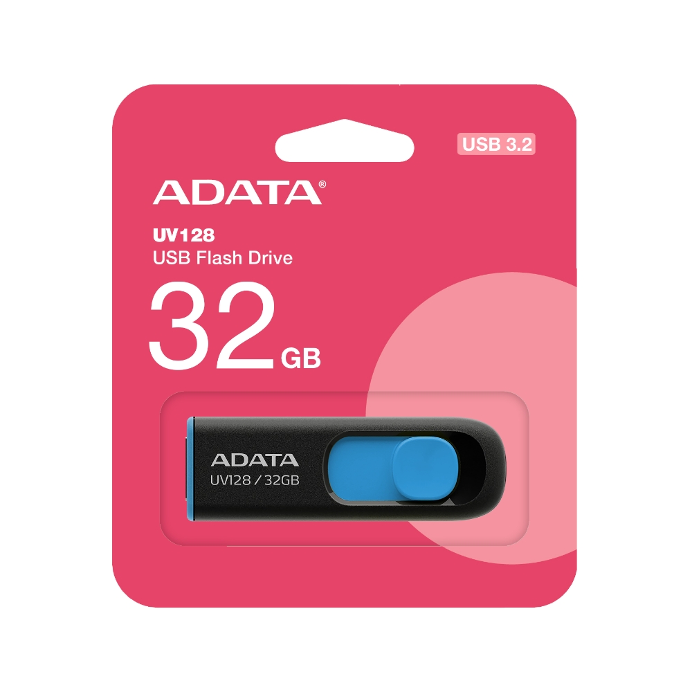 【ADATA 威剛】UV128 32G USB 3.2 Gen 1 高速 隨身碟, , large
