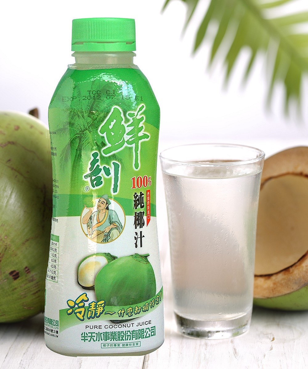 【半天水】鮮剖100%純椰汁/香椰奶各12瓶/共24瓶〈600ml/瓶〉免運, , large