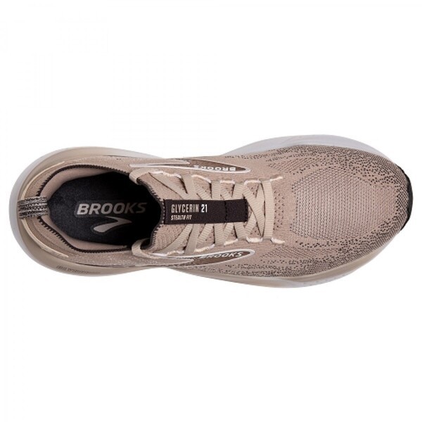 Brooks Glycerin Stealthfit 21 男 慢跑鞋 甘油系列 避震 棕灰 [1104211D238], , large