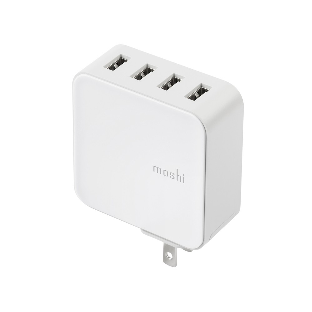 Moshi ProGeo 旅充系列 USB 4-Port 充電器 (35W，US美規)  2.4A 快充 萬國充電, , large