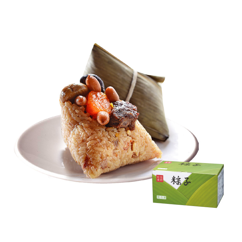 食享-紅豆食府_鮮粽禮盒(4粒裝)-冷凍, , large