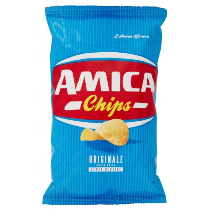 Amica Potato Chips Salted Original, , large