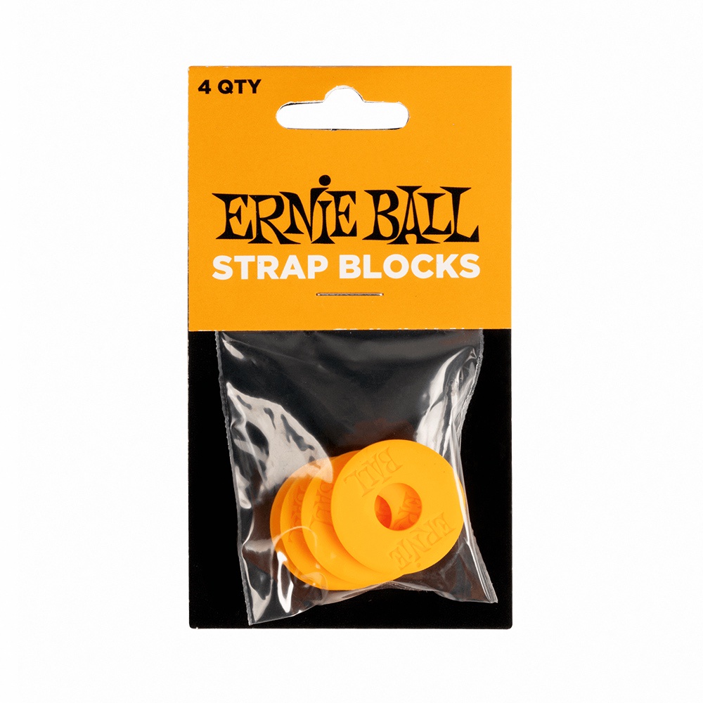 ERNIE BALL STRAP BLOCKS 4PK 安全背帶環  4入 多色款【敦煌樂器】, , large