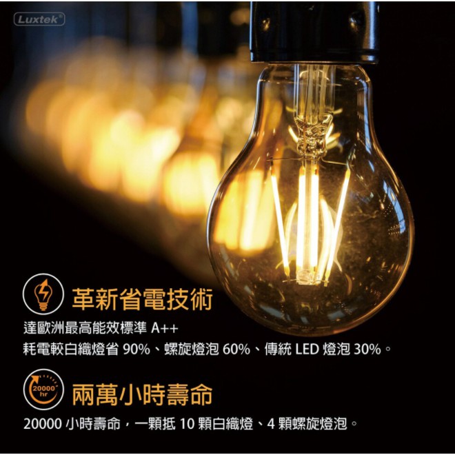 [樂施達]LED 燈泡 燈管型 6.5W E27 節能 全電壓 黃光（T32）, , large