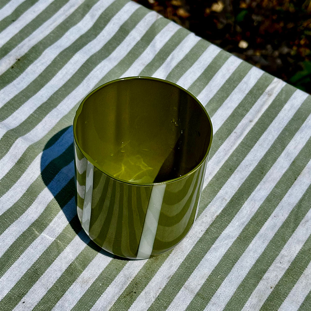 Atina Glassware-green, , large